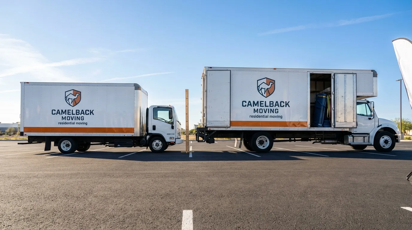 Moving truck size capacity guide in Rutherford